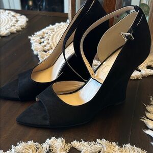 Jessica Simpson Elegant Black Women's Heels 81/2 M